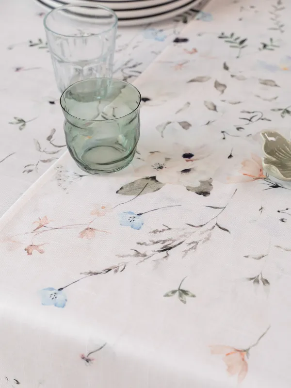 Дорожка настольная, 40х160 см, Весенние цветы, Flowery, image-8