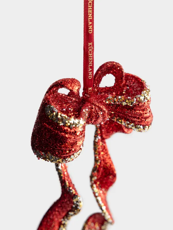 Игрушка елочная, 17 см, Бант, Figure sparkle, image-1