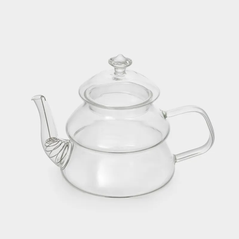 Чайник заварочный, 850 мл, стекло Б/сталь, Елка со звездой, Shape