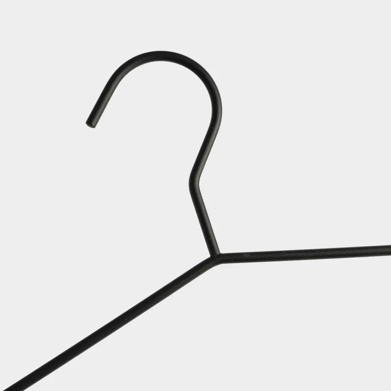 Вешалка для брюк/юбок, 38 см, 3 уровня, металл/дерево, черная, Attic, image-1