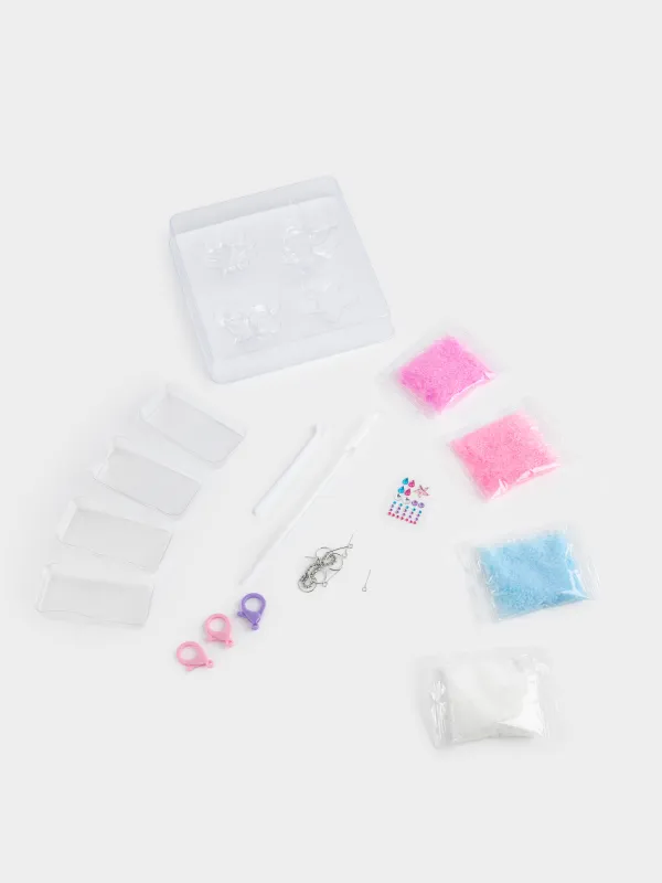 Набор для творчества, 4 пр, кварцевая живопись, гипс, Брелоки, Creative, image-1