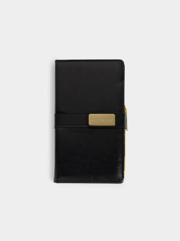 Блокнот для записей, с ручкой, черный, Stationery black, image-0