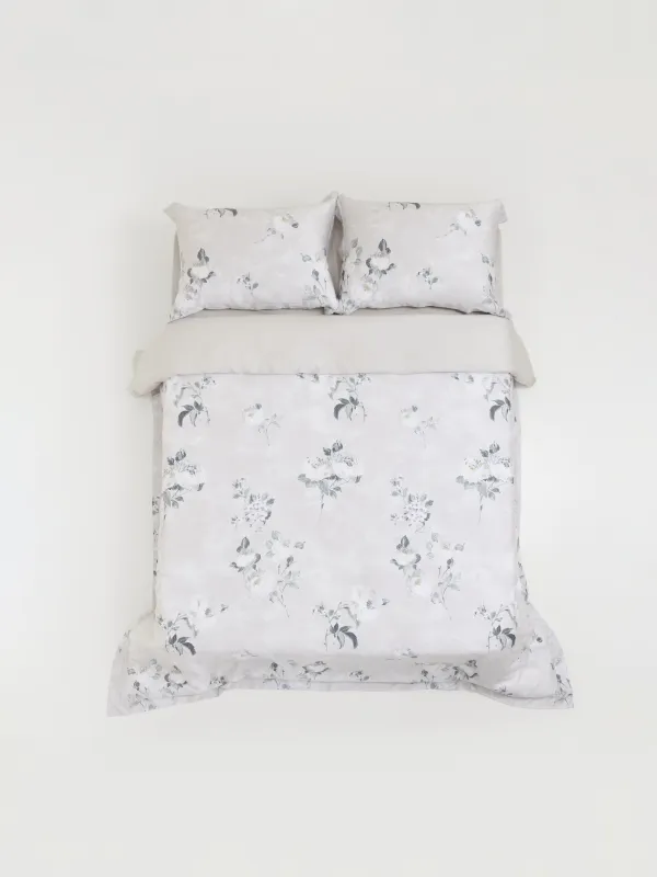 Постельное белье, евро, тенсель, Цветы, Tencel, image-0