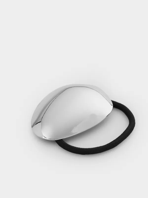 Резинка для волос, серебристая, Hair silver, image-1