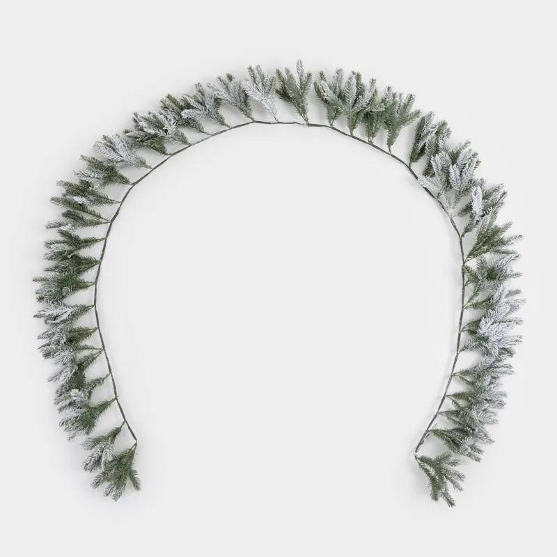 Ветка-гирлянда декоративная, 2, пластик, Snowy decor