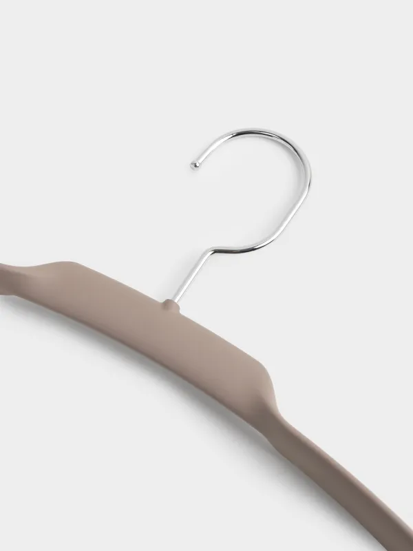 Вешалка-плечики, 45 см, для пиджаков и верхней одежды, пластик, мокко, Good house, image-2