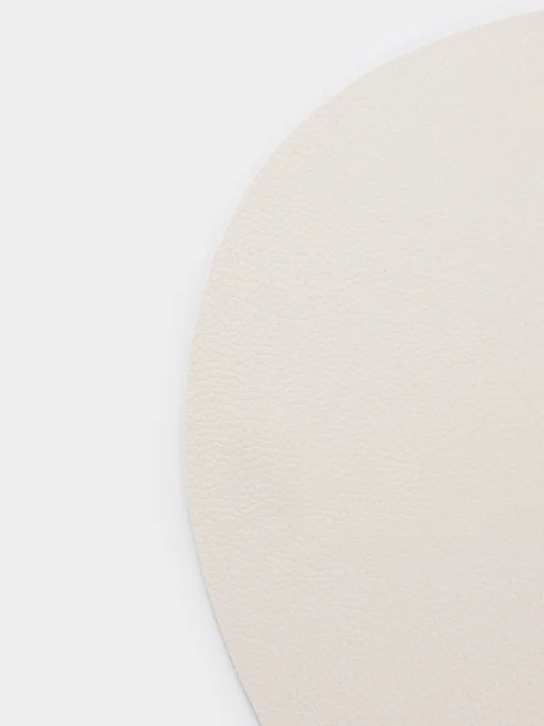 Салфетка под приборы, 37x45 см, ПВХ, фигурная, молочная, Rock, image-4