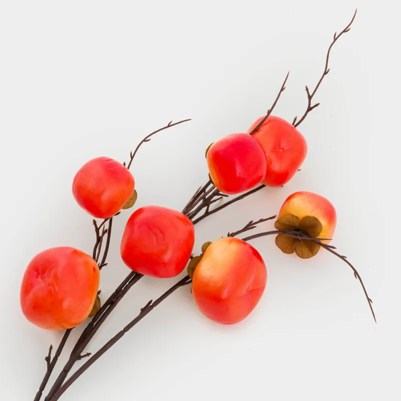 Ветка декоративная, 91 см, пенопласт/бумага, Хурма, Forest symphony decor, image-1