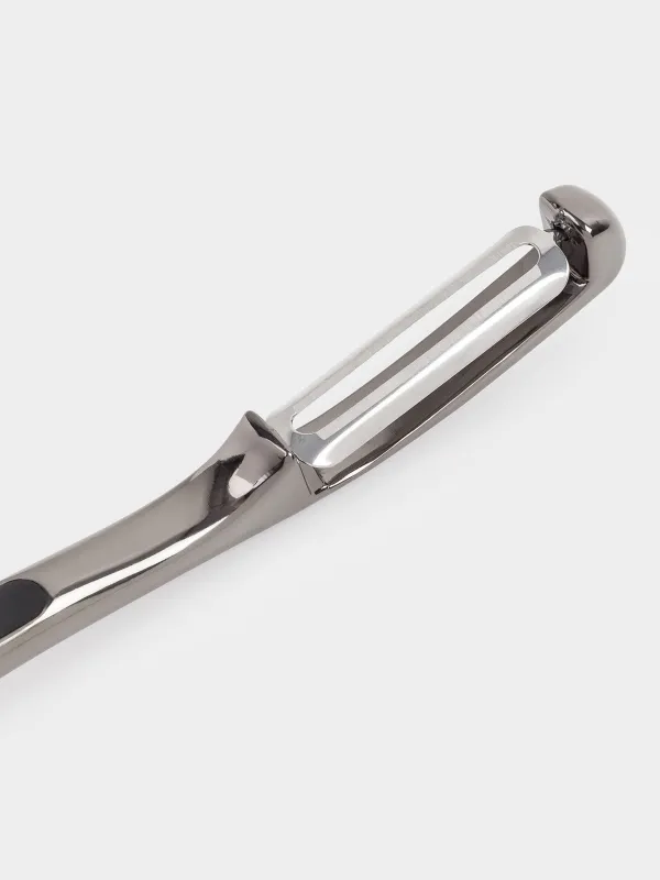 Овощечистка, 17 см, металл/пластик, темно-серая, Titanium, image-2