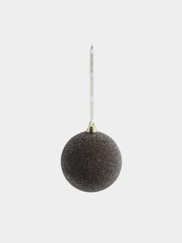 Игрушка елочная, 8 см, Шар с бисером, Bubbles ball, image-0