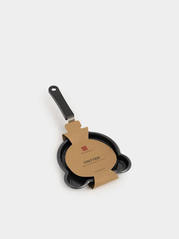 Сковорода для омлета и панкейков, 15 см, с покрытием, сталь, Тигр, Fritter, image-3