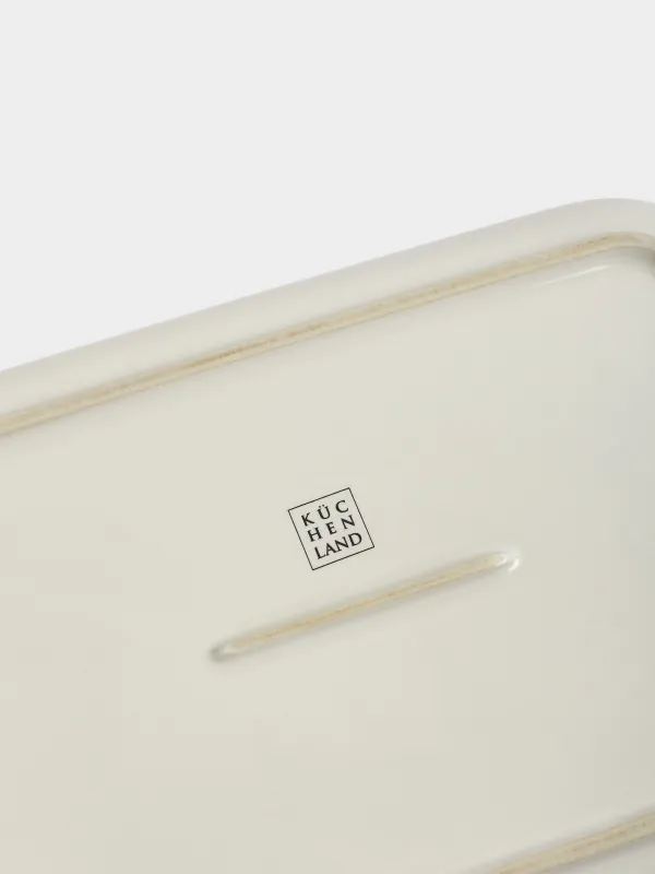 Форма для запекания, 27х20 см, керамика, прямоугольная, молочная, Cakes ivory, image-8