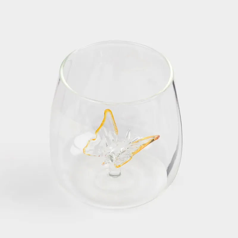 Стакан, 9 см, 400 мл, стекло Б, Бабочка, Shape, image-1