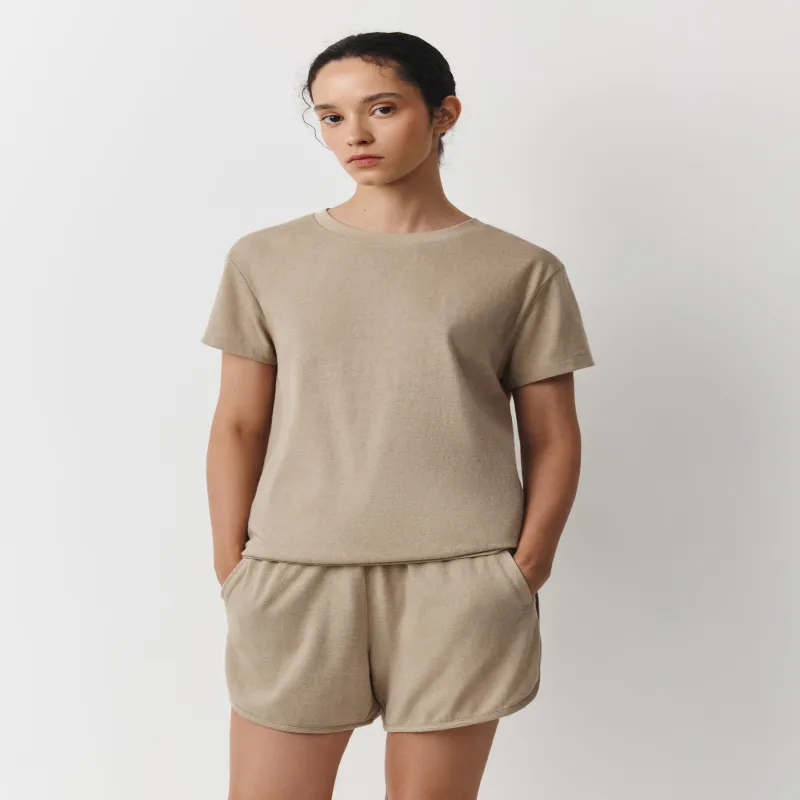 Футболка женская, бежевая, Hannah, image-2