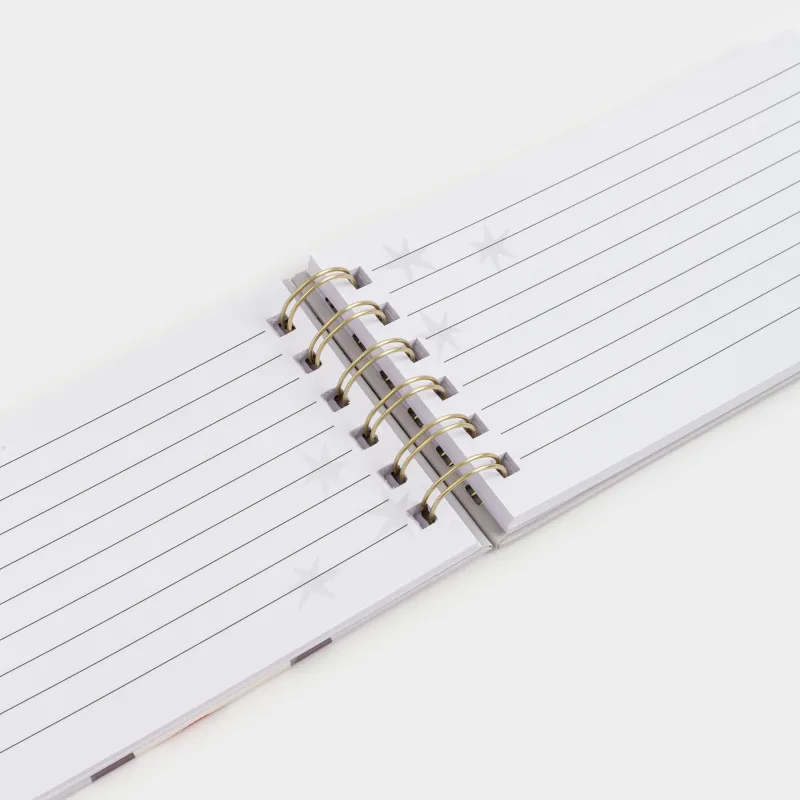 Блокнот для записей, 9х16 см, 100 л, на кольцах, картон, Кот в шарфе, Cat, image-7