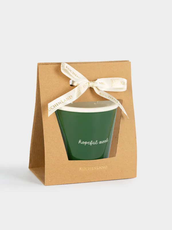 Стакан, 9 см, 320 мл, фарфор P, зеленый, Magic moments, image-4