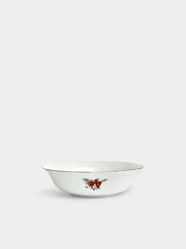 Салатник, 23х6 см, Елка с подарками, Christmas miracle classic, image-0