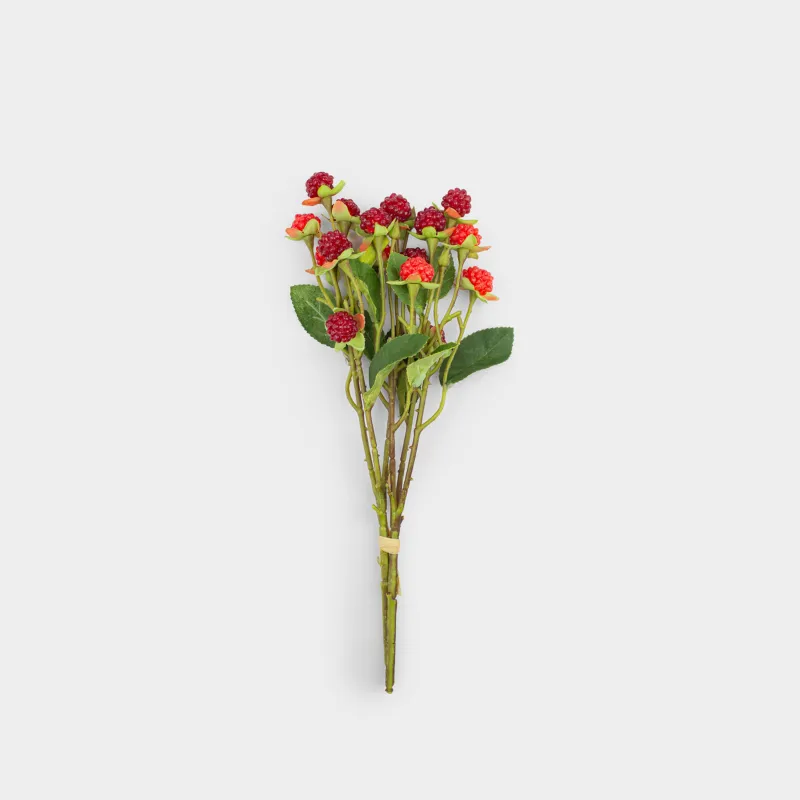 Букет искусственный, 30 см, пластик/полиэстер, Малина, Fruit decor, image-0