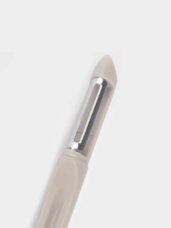 Овощечистка, 18 см, сталь/пластик, серо-коричневая, Regular, image-4