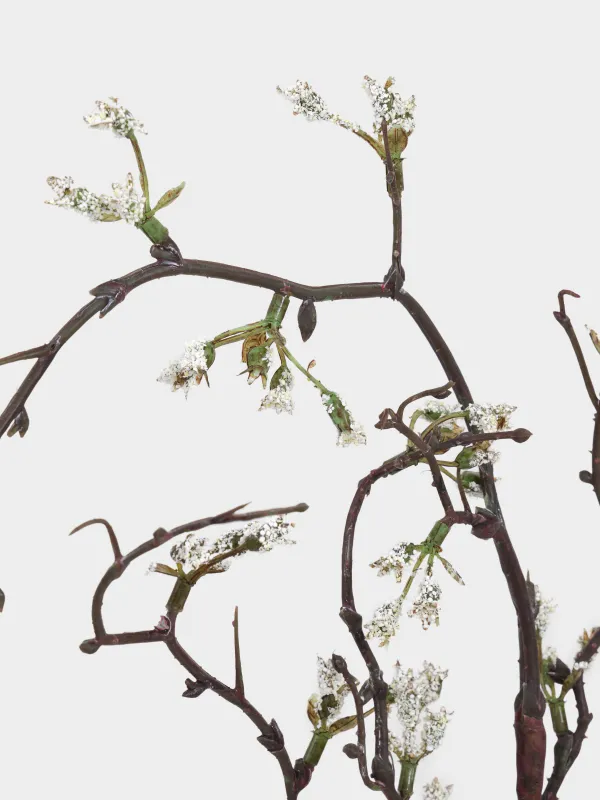 Ветка декоративная, 98 см, Белые бутоны, Flower garden, image-3