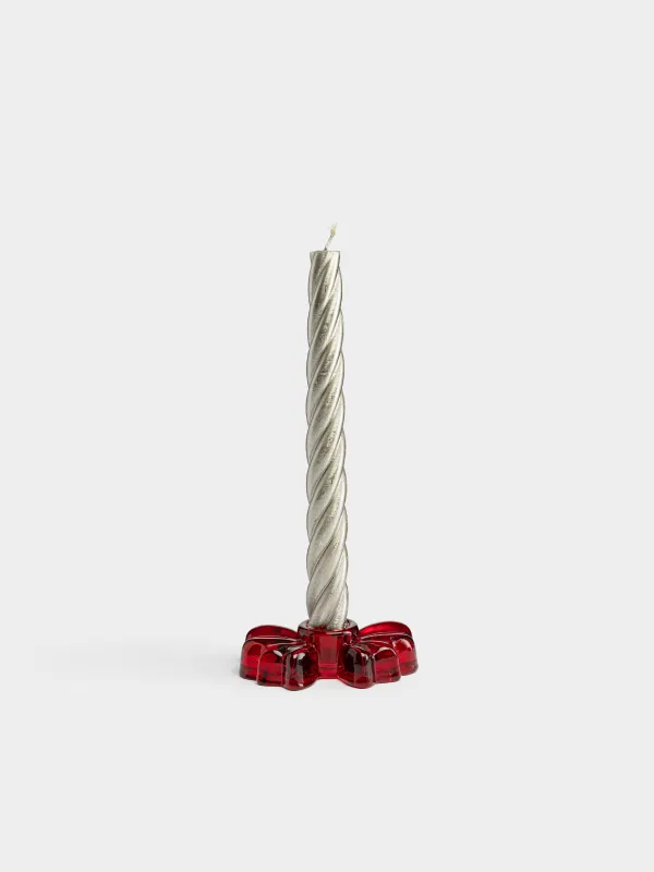 Подсвечник, 9х6 см, для тонкой свечи, Бантик, Bow, image-3