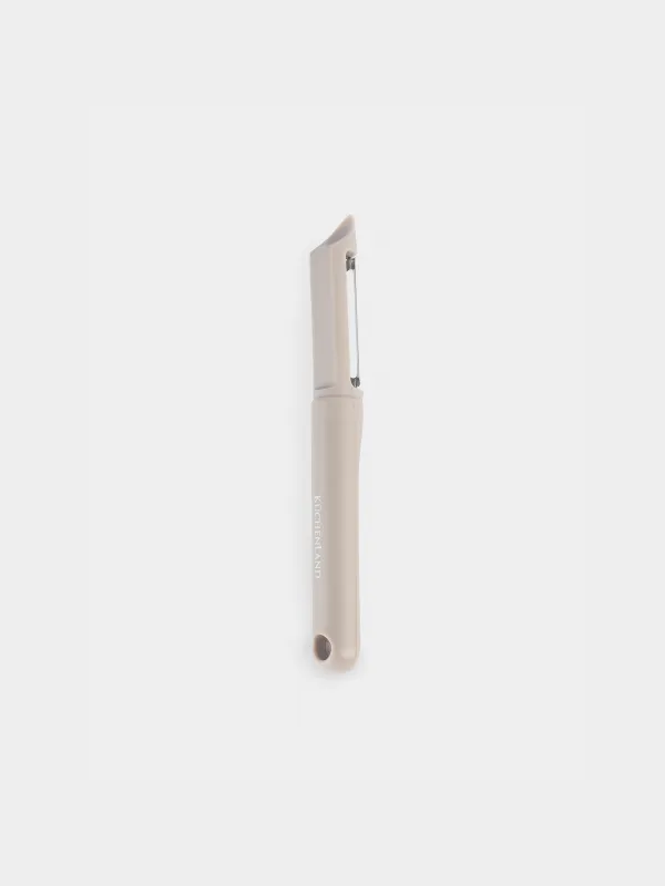 Овощечистка, 18 см, сталь/пластик, серо-коричневая, Regular, image-1