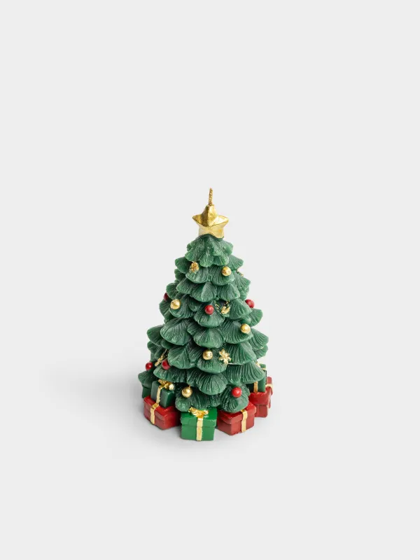 Свеча, 9х14 см, Елка, Fir candle, image-1