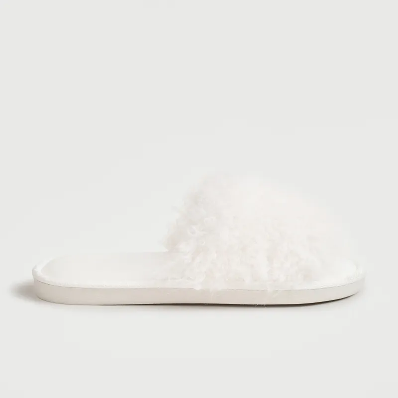 Тапочки домашние, молочные, Downy