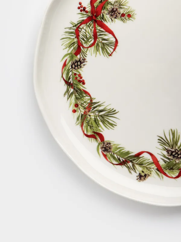 Сервиз обеденный, 6 перс, 12 пр, фарфор N, белый, Шишки и рябина, Rowan delice, image-4