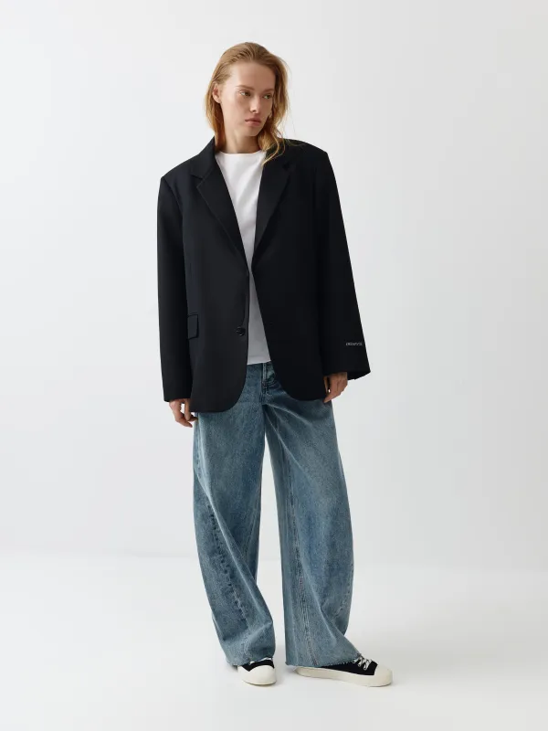 Блейзер женский, черный, Muriel, image-1