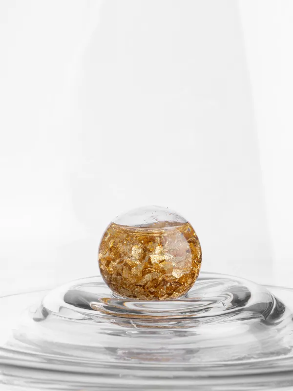 Декантер, 1,2 л, кристальное стекло, Янтарный шар, Sorento globular, image-1