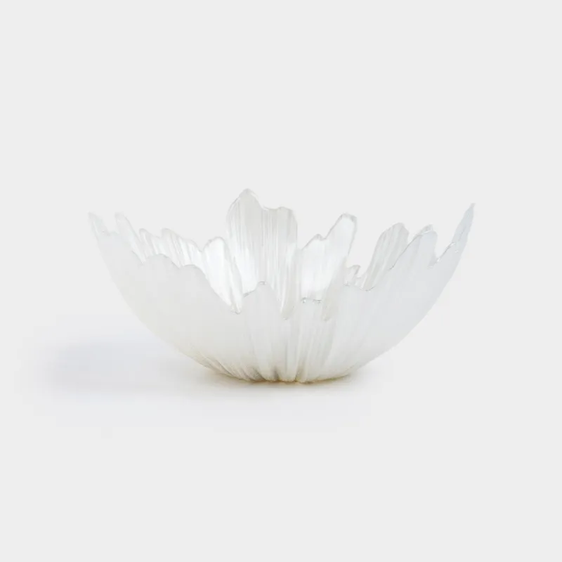 Ваза для фруктов, 26х12 см, стекло Р, молочная/шампань, Verge