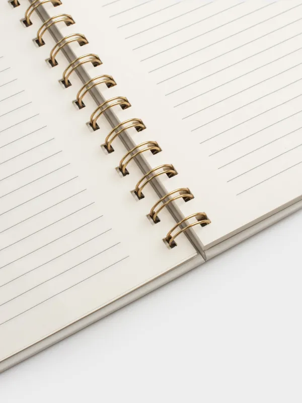 Блокнот, 16х20 см, 70 листов, на кольцах, Stationery gold, image-6