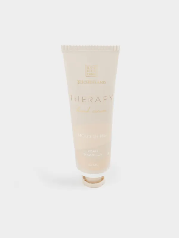 Крем для рук, 30 мл, питательный, Груша/Ваниль, Therapy, image-1