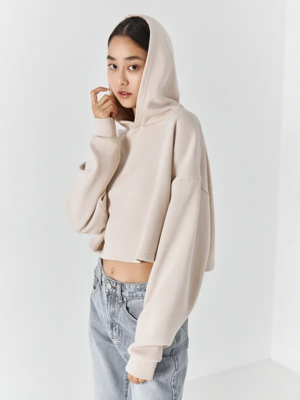 Худи женское, хлопок/полиэстер, песочное, Fidelma, image-4