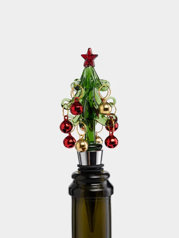 Пробка для винной бутылки, 13 см, Елка, Christmas traditions, image-2