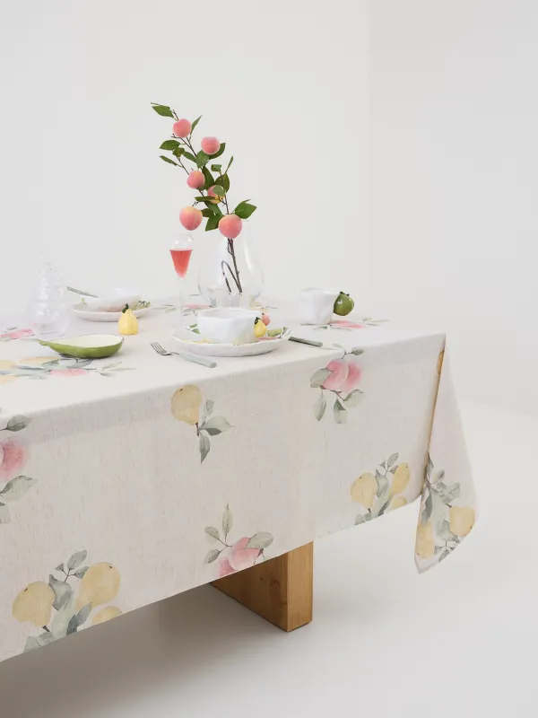 Скатерть, 160х160 см, Груши на ветках, Fruit garden, image-5