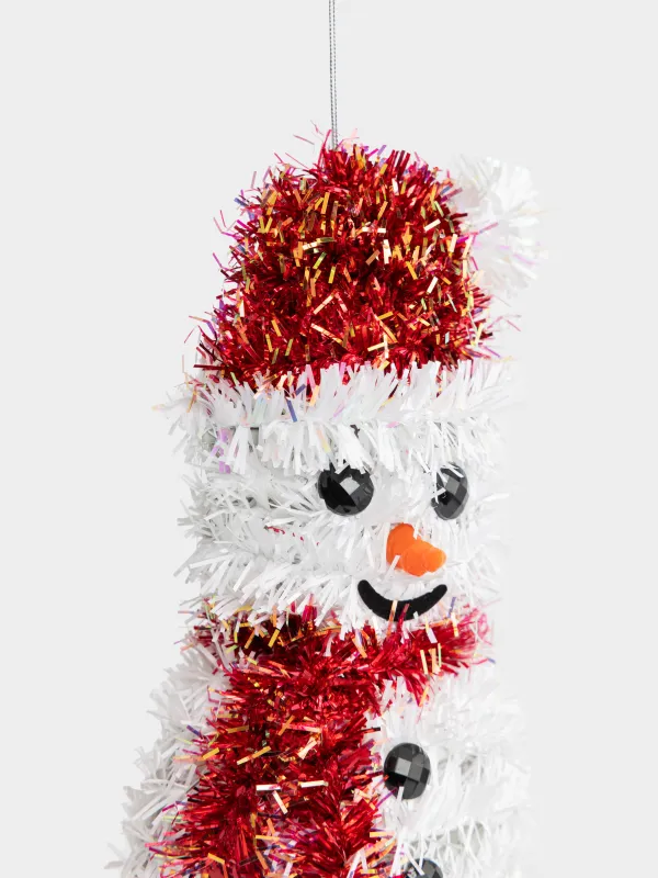 Игрушка елочная, 16 см, Снеговик, Tinsel christmas, image-1