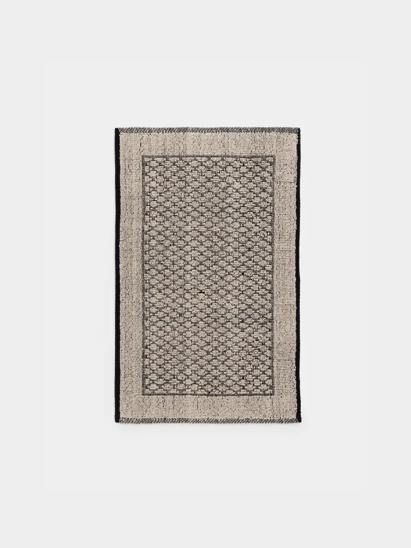 Коврик, 50х80 см, с бахромой, противоскользящий, Rhombic, image-0