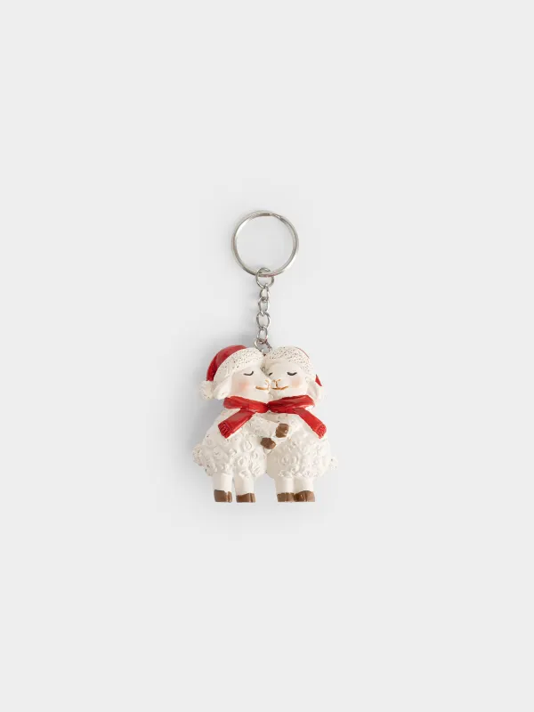Брелок, 6 см, Овечки, Christmas sheep, image-0
