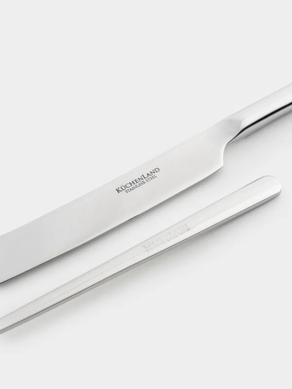 Приборы для сервировки торта, 27 см и 28 см, 2 пр, лопатка/нож, сталь, Toscana, image-2