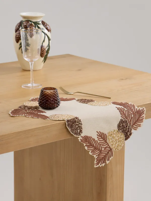 Салфетка под приборы, 30x45 см, Шишки на ветках, Conifers, image-4