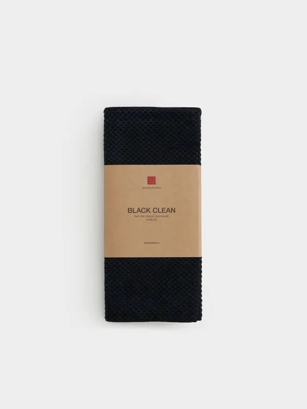 Коврик для сушки посуды, 51х38 см, Black clean, image-2