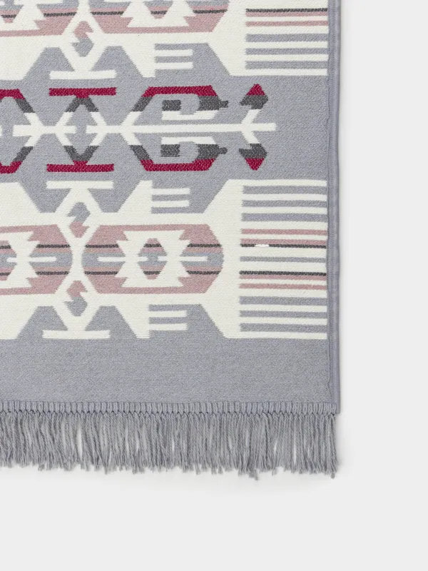 Коврик, 80х150 см, двусторонний, с бахромой, Carpet, image-2
