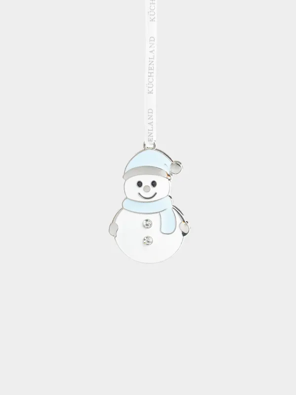 Игрушка елочная, 5 см, Снеговик в шапке, Figure christmas, image-0