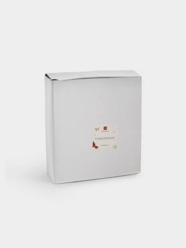 Менажница, 17х19 см, 4 отд, керамика, бордовая, Гранат, Pomegranate, image-5