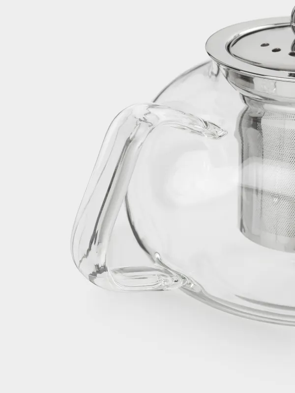 Чайник заварочный, 850 мл, стекло Б/сталь, Classic, image-4