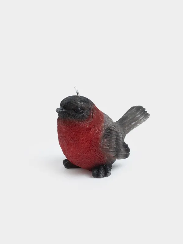 Свеча, 13х9 см, красная, Птица, Shape candle, image-0