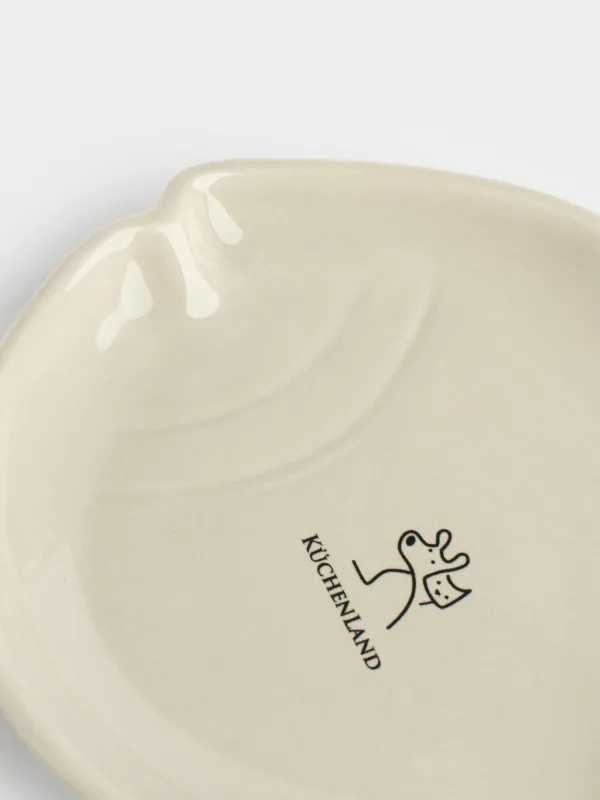 Миска для животных, 18х14 см, 100 мл, плоская, керамика D, серая, Рыба, Whiskers, image-8