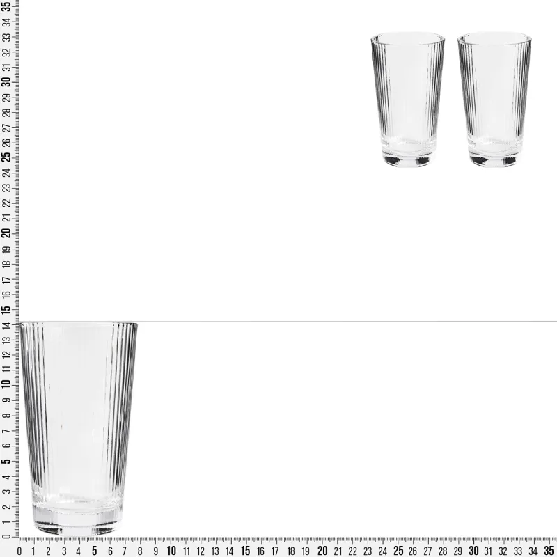 Стакан, 400 мл, 2 шт, Ribby